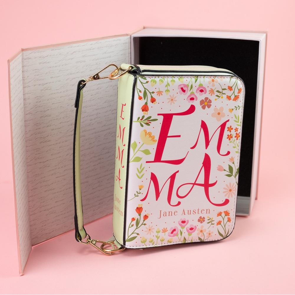 Book Purse - Emma ⭐️NWT⭐️ includes Custom Box - Picture 2 of 9